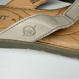 Born Womens Gray Sandals Size 7